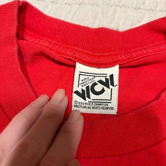 Vintage 1998 WCW NWO New World Order Wolf Pack T-Shirt - Picture 2 of 6